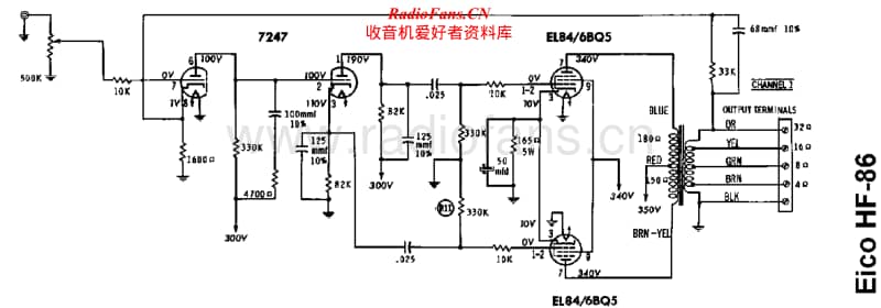 Eico-HF-86-Schematic电路原理图.pdf_第1页