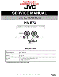 Jvc-HAE-73-Service-Manual电路原理图.pdf