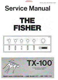 Fisher-TX-100-Service-Manual电路原理图.pdf