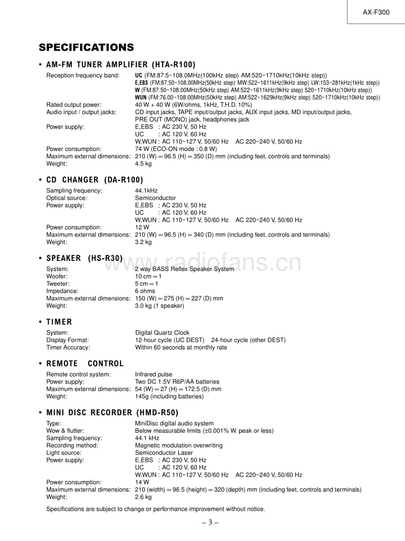 Hitachi-AXF-300-W-Service-Manual电路原理图.pdf_第3页