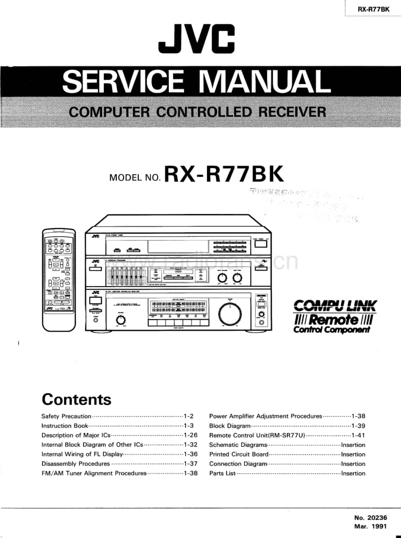 Jvc-RXR-77-TN-Service-Manual电路原理图.pdf_第1页