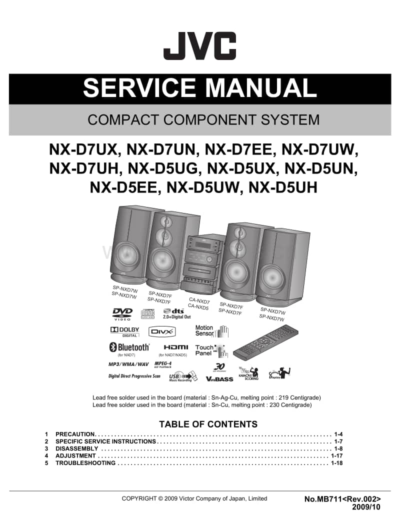 Jvc-NXD-5-Service-Manual电路原理图.pdf_第1页