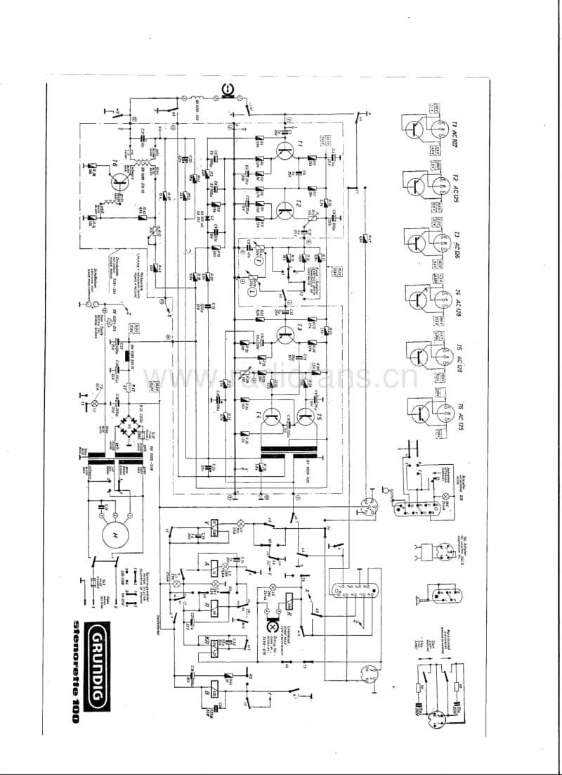 Grundig-Stenorette-100-Schematic电路原理图.pdf_第1页