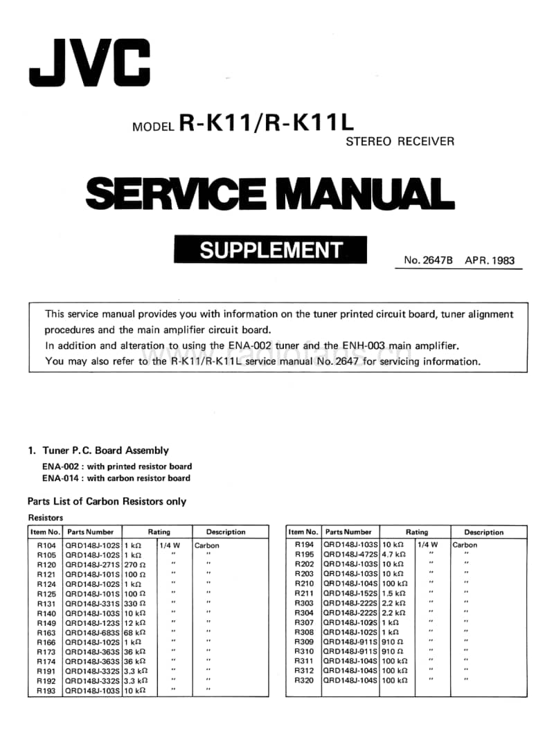 Jvc-RK-11-Service-Manual-2电路原理图.pdf_第1页