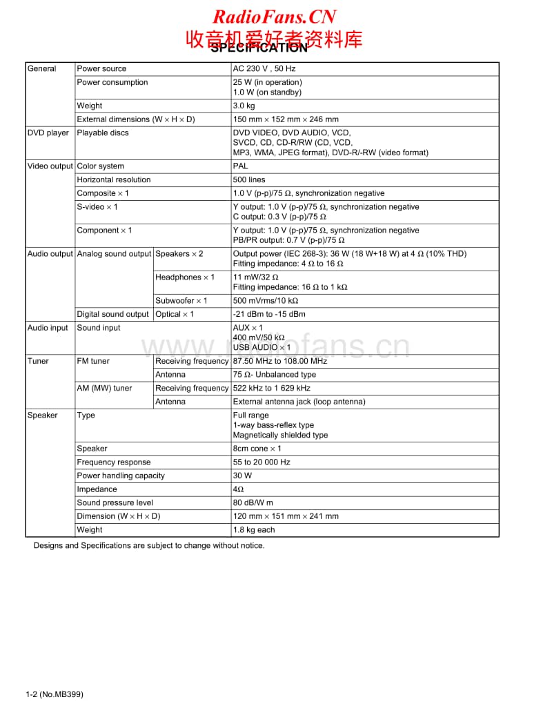 Jvc-EXD-1-Service-Manual电路原理图.pdf_第2页