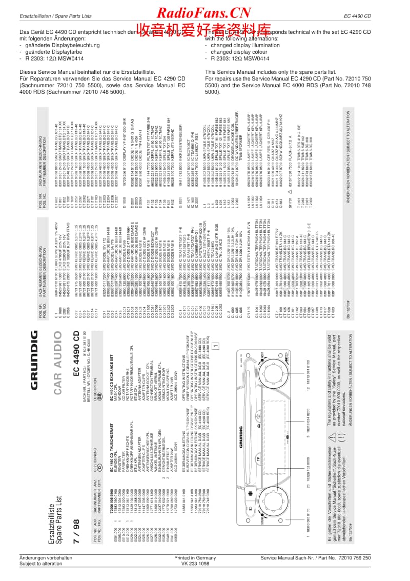 Grundig-EC-4490-CD-Service-Manual电路原理图.pdf_第2页
