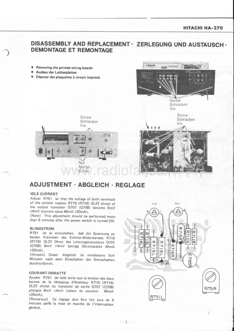 Hitachi-HA-270-Service-Manual电路原理图.pdf_第3页