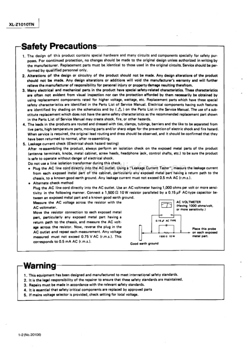 Jvc-XLZ-1010-TN-Service-Manual电路原理图.pdf_第2页