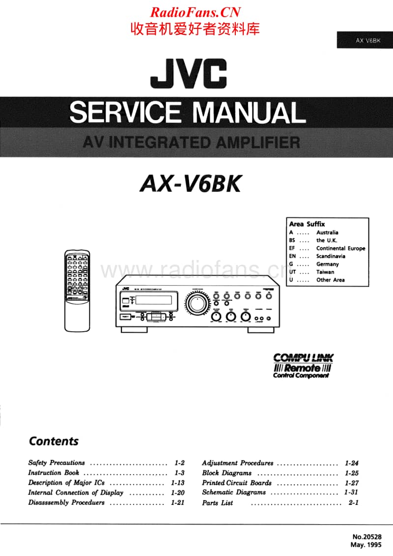 Jvc-AXV-6-BK-Service-Manual电路原理图.pdf_第1页