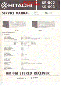 Hitachi-SR-603-Service-Manual电路原理图.pdf