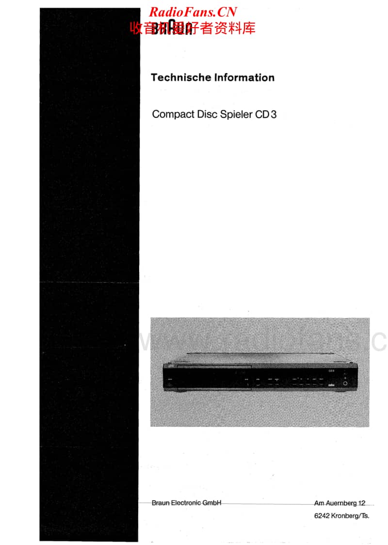 Braun-CD-3-Service-Manual电路原理图.pdf_第1页