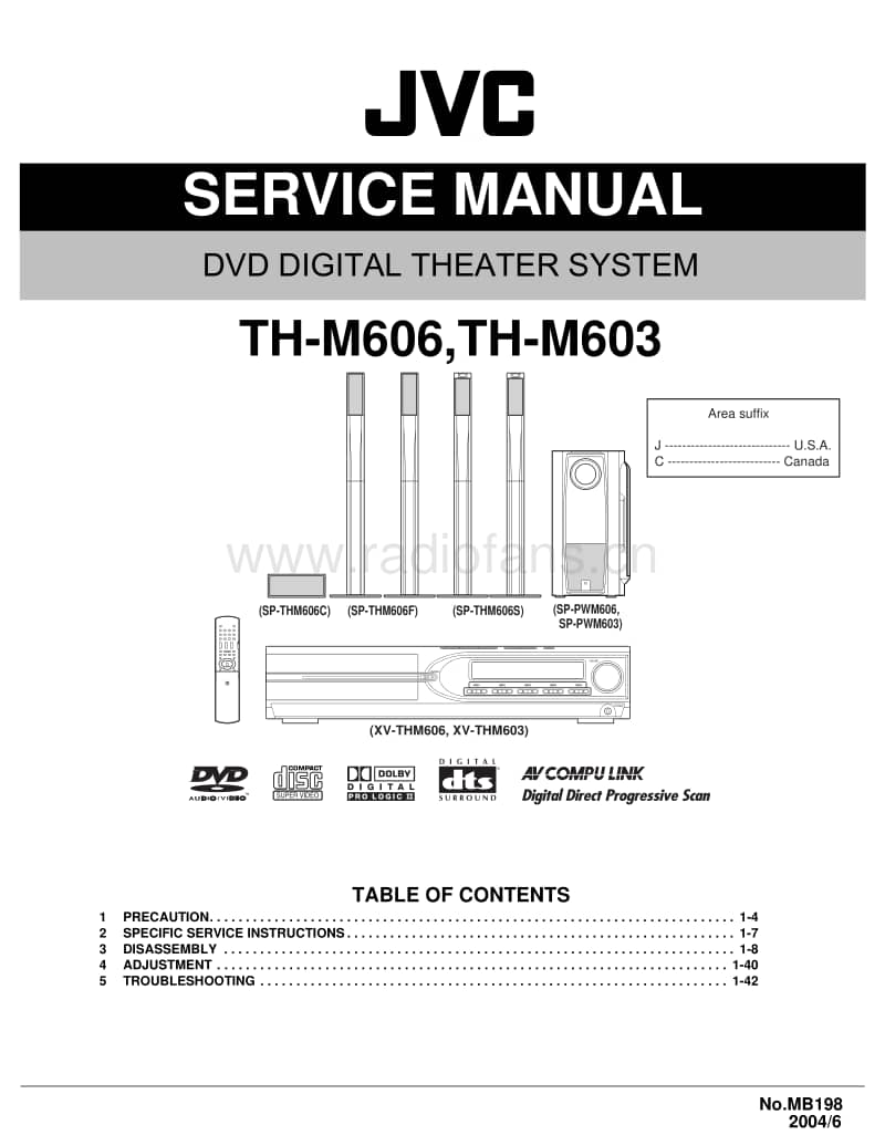 Jvc-THM-606-Service-Manual电路原理图.pdf_第1页