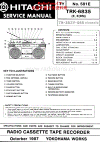 Hitachi-TRK-6835-Service-Manual电路原理图.pdf