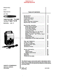Heathkit-IM-11-Manual电路原理图.pdf