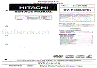 Hitachi-DVP-300-U-Service-Manual电路原理图.pdf