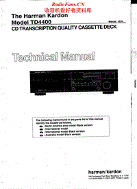 Harman-Kardon-TD-4400-Service-Manual电路原理图.pdf