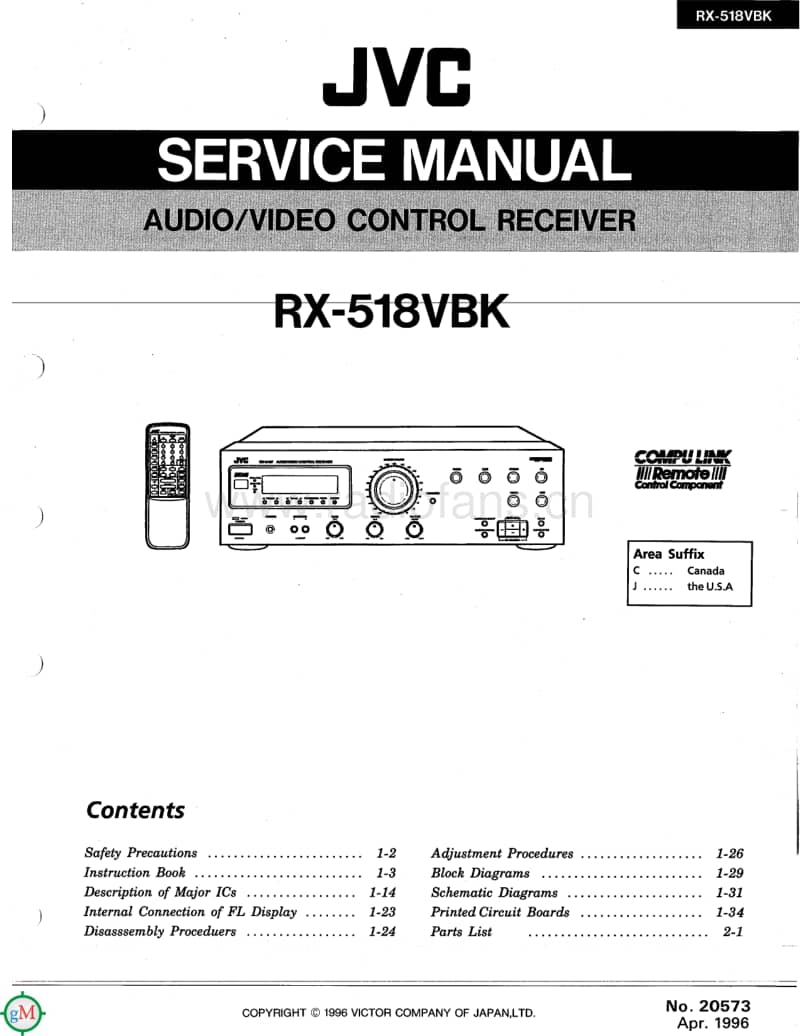 Jvc-RX-518-VBK-Service-Manual电路原理图.pdf_第1页