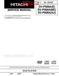 Hitachi-DVP-588-A-Service-Manual电路原理图.pdf