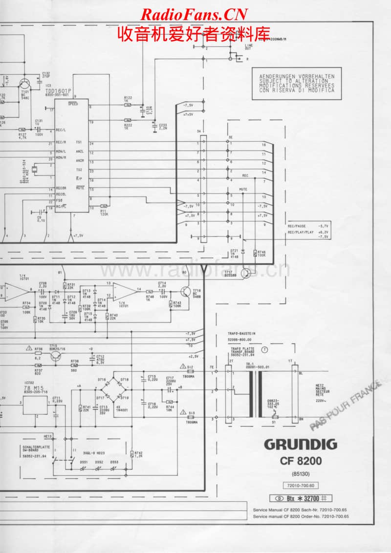 Grundig-CF-8200-Schematic电路原理图.pdf_第1页