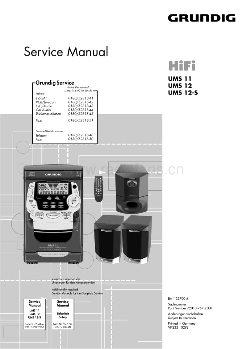 Grundig-UMS-11-UMS-12-UMS-12-S-Service-Manual电路原理图.pdf_第1页