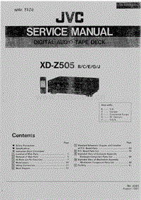 Jvc-XDZ-505-Service-Manual电路原理图.pdf