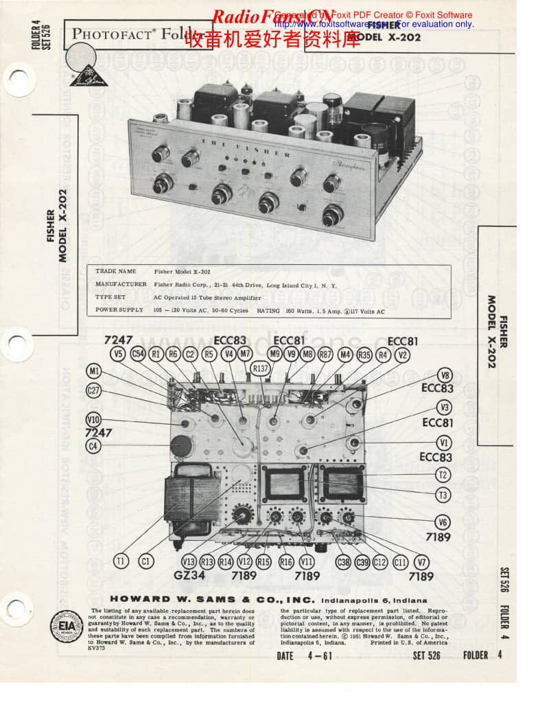Fisher-X-202-Service-Manual电路原理图.pdf_第1页