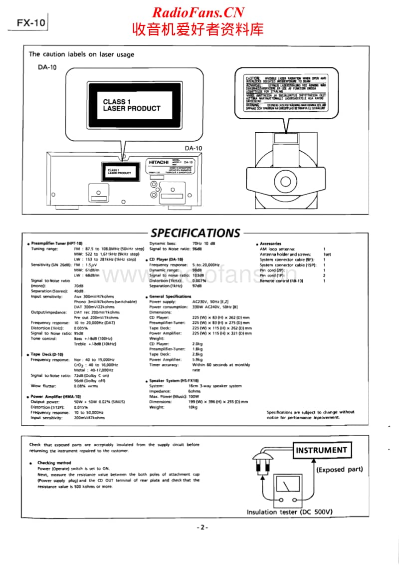 Hitachi-FX-10-Service-Manual电路原理图.pdf_第2页