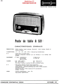 Continental-Edison-A-531-Schematic电路原理图.pdf