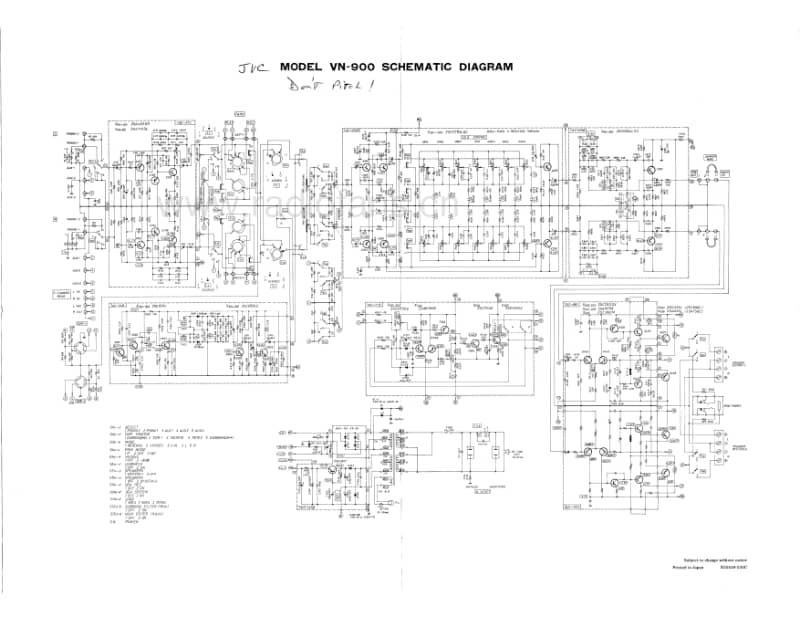 Jvc-VN-900-Schematic电路原理图.pdf_第1页