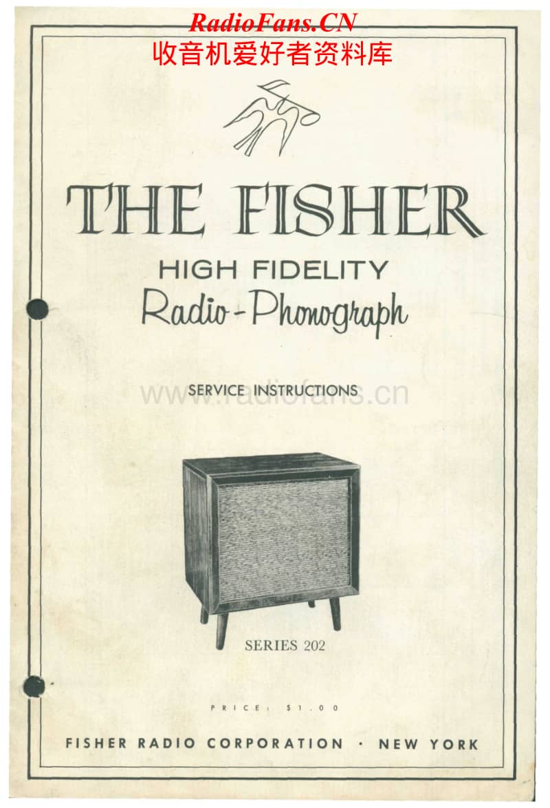 Fisher-SERIES-202-Service-Manual电路原理图.pdf_第1页
