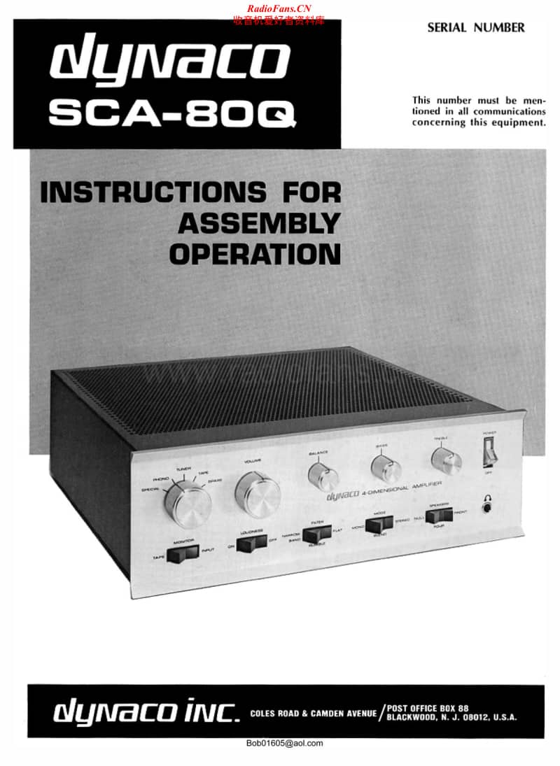 Dynaco-SCA-80-Q-Service-Manual电路原理图.pdf_第1页