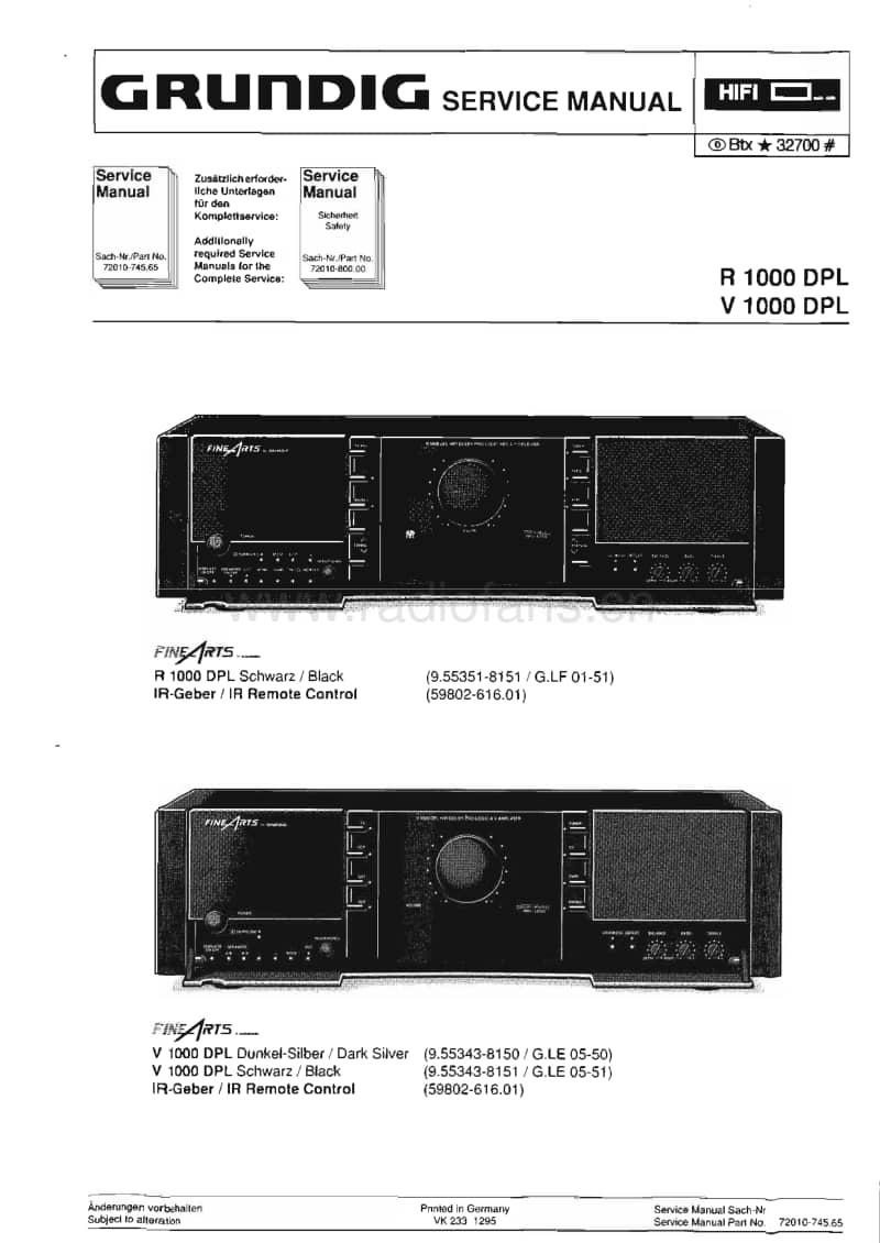 Grundig-V-1000-DPL-Service-Manual电路原理图.pdf_第1页