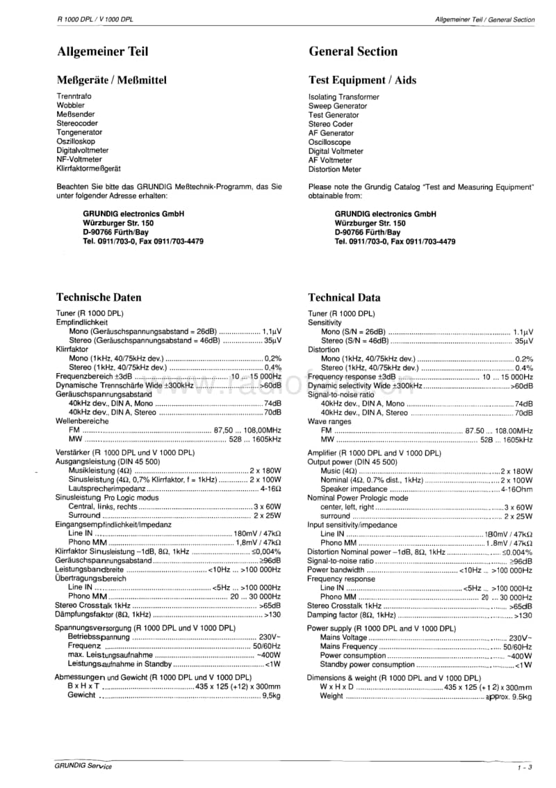 Grundig-V-1000-DPL-Service-Manual电路原理图.pdf_第3页