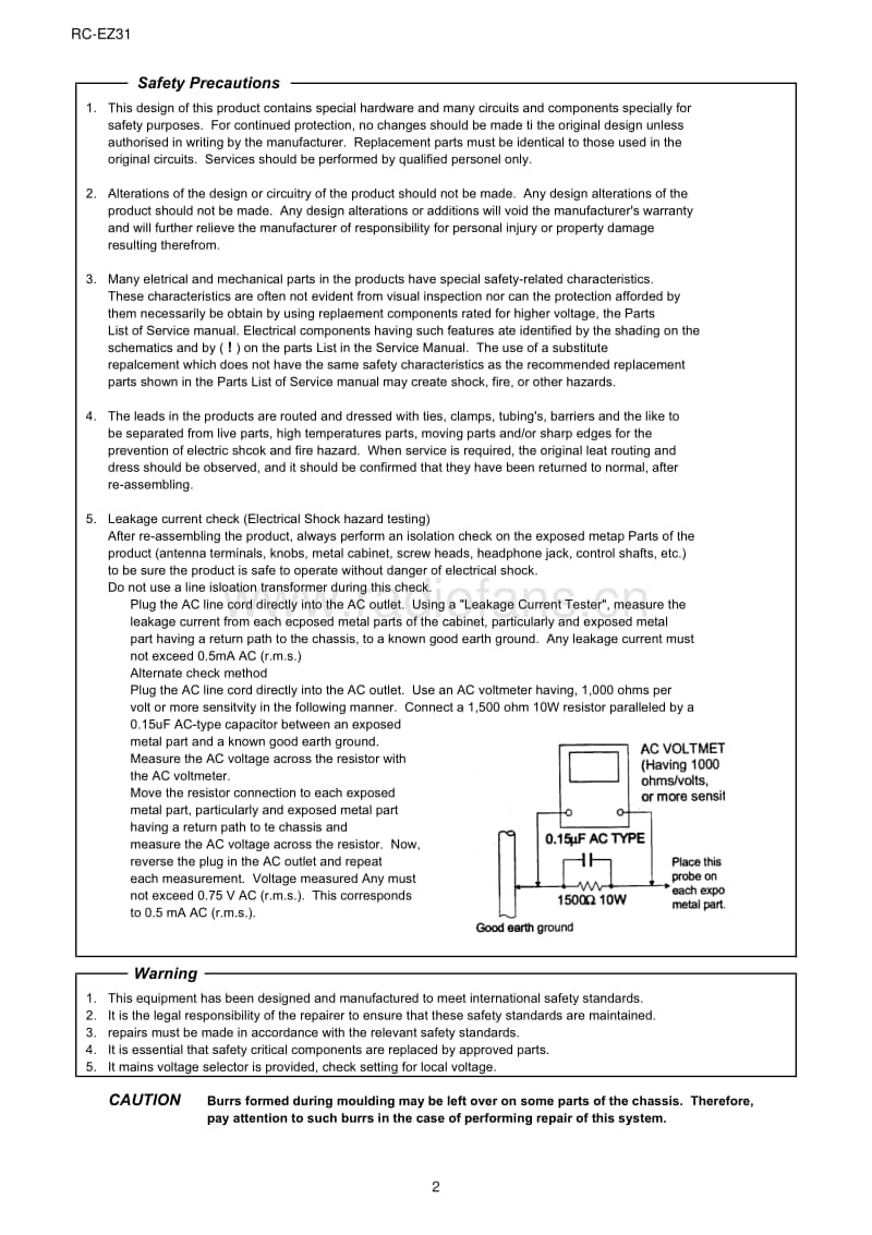 Jvc-RCEZ-31-A-Service-Manual电路原理图.pdf_第2页
