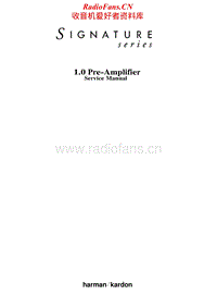 Harman-Kardon-Signature_1.0-Service-Manual电路原理图.pdf