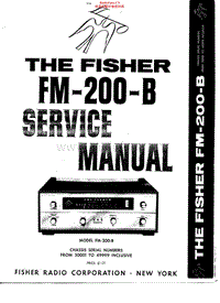 Fisher-FM-200-B-Service-Manual-30001-49999电路原理图.pdf