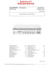 Blaupunkt-Micronic-T-60-Service-Manual电路原理图.pdf