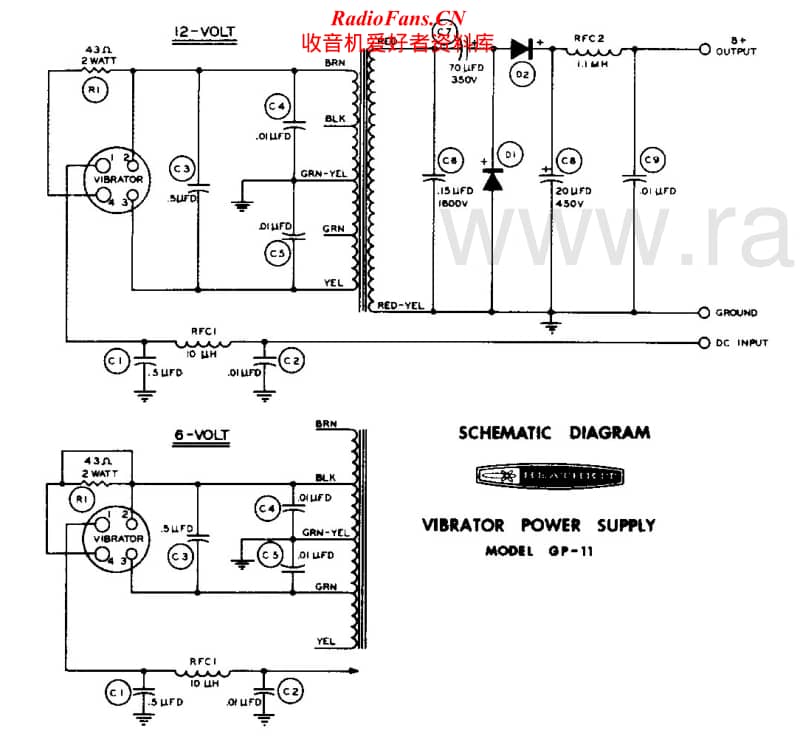 Heathkit-GP-11-Schematic-Manual电路原理图.pdf_第2页