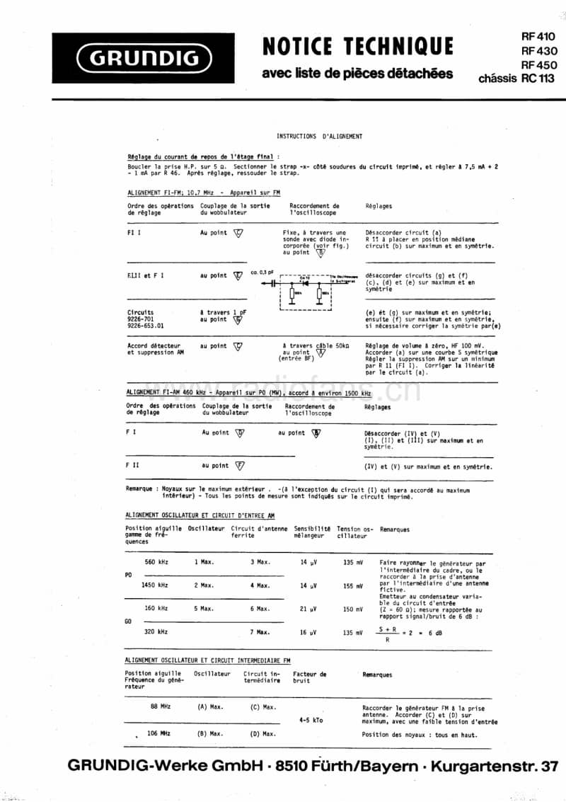 Grundig-RF-450-Service-Manual电路原理图.pdf_第1页