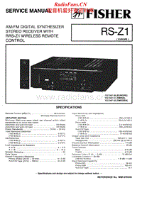 Fisher-RSZ-1-Service-Manual电路原理图.pdf