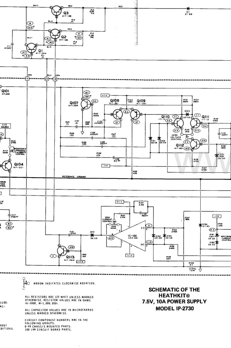 Heathkit-IP-2730-Schematic电路原理图.pdf_第3页