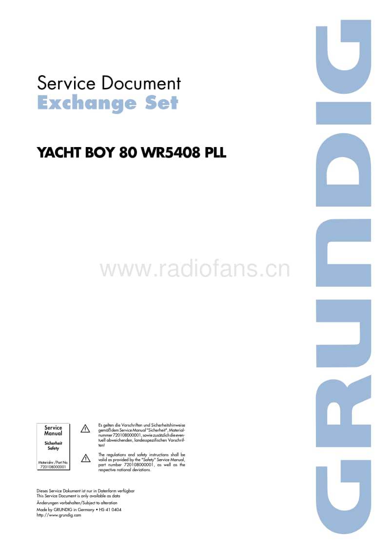 Grundig-Yacht-Boy-80-Service-Manual电路原理图.pdf_第1页
