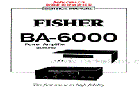 Fisher-BA-6000-Service-Manual电路原理图.pdf