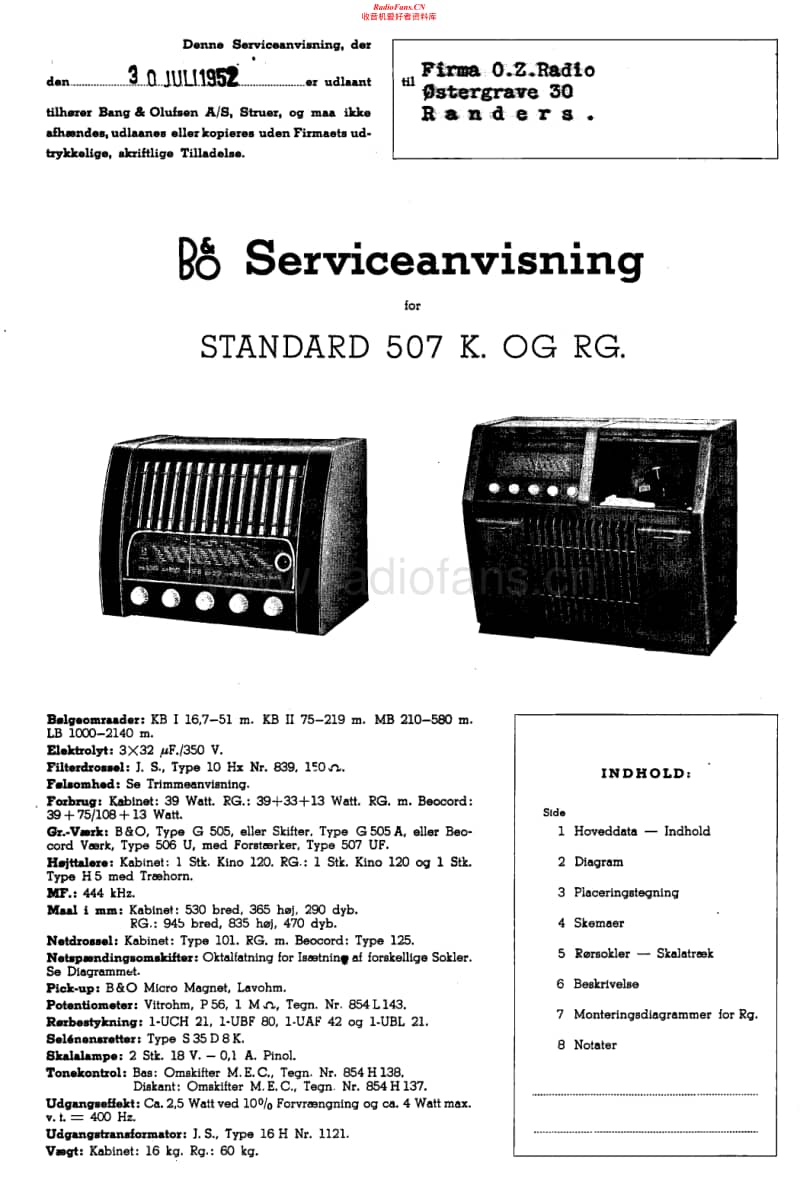 Bang-Olufsen-STANDARD-507-K-Service-manual电路原理图.pdf_第1页