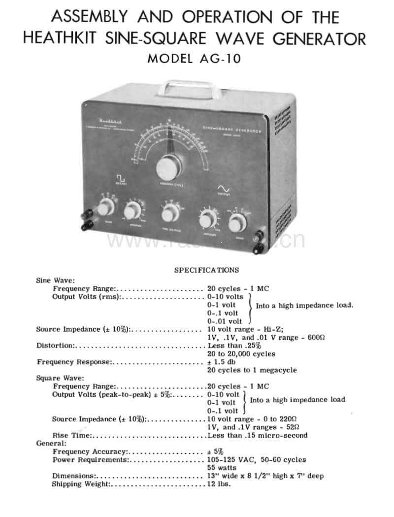 Heathkit-AG-10-Schematic电路原理图.pdf_第3页