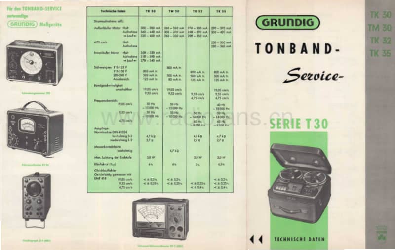 Grundig-TM-30-TK-30-32-35-Service-Manual电路原理图.pdf_第1页