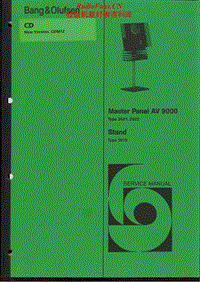 Bang-Olufsen-MASTER-PANEL-AV-9000-Service-Manual电路原理图.pdf