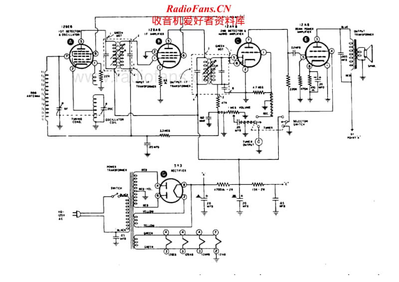 Heathkit-BR-2M-Schematic电路原理图.pdf_第1页