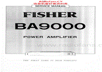 Fisher-BA-9000-Service-Manual电路原理图.pdf