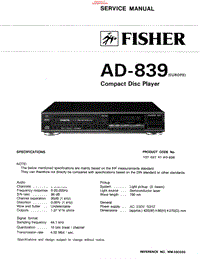 Fisher-AD-839-Schematic电路原理图.pdf